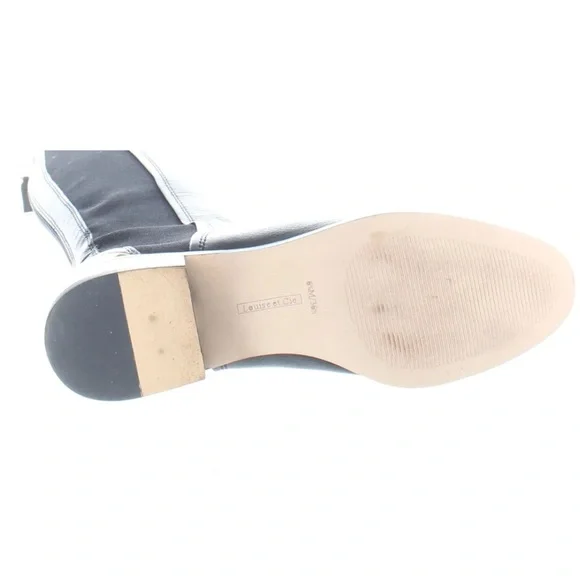 Louise et Cie black leather knee boots sz 6.5 $170 - Picture 3 of 4